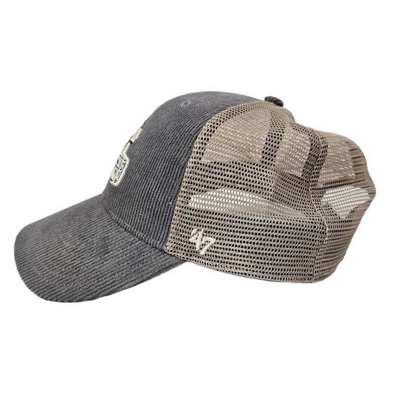 47 Brand Cleveland Browns‎ Corduroy Trucker Baseball Cap Hat Unisex Adult - Picture 6 of 11